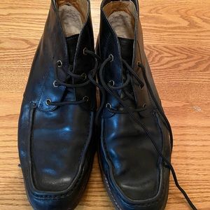 Ugg Black Leather High Tops